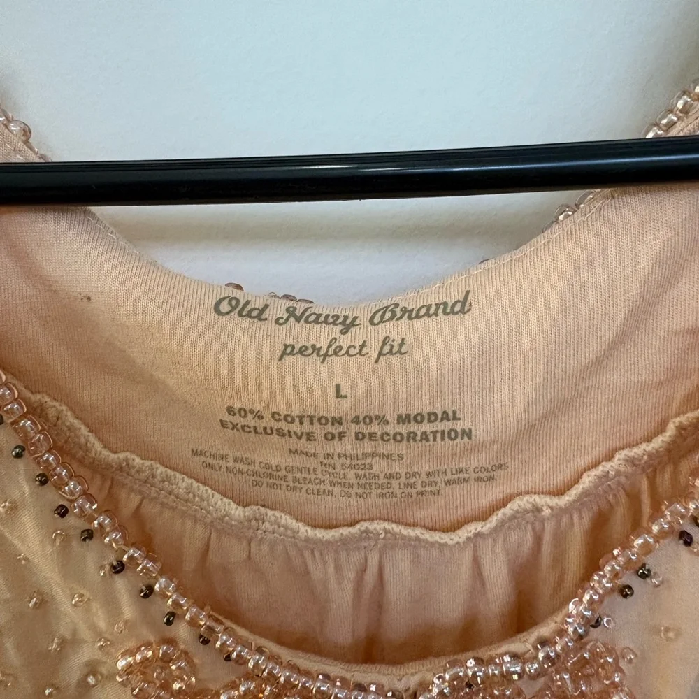 Vintage Old Navy Beaded Tank Top - Picture 3 of 5
